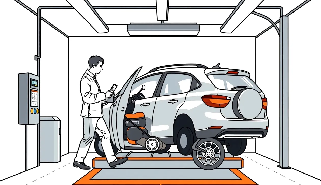 Mechanik kontroluje zoxidovanú elektroinštaláciu a riadiacu jednotku v zatopenom aute
