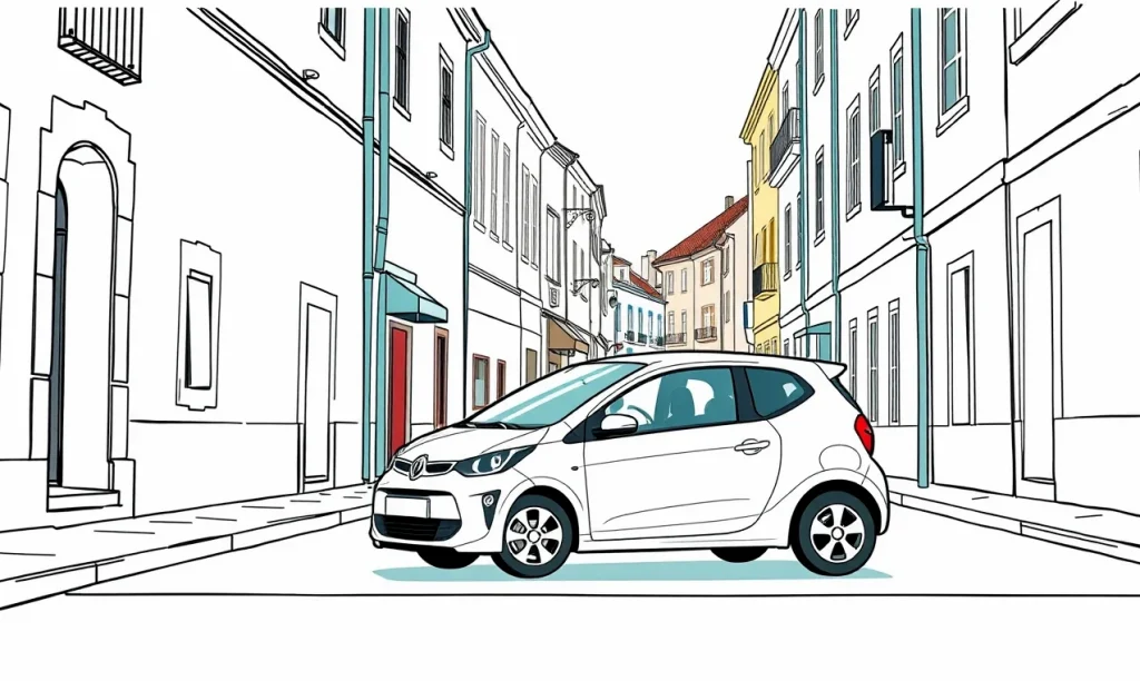 Starší vodič kontroluje technický preukaz vozidla a hľadá výkon motora v kilowattoch