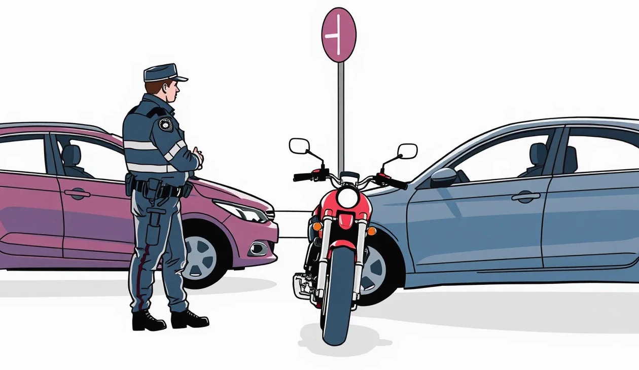 Vodiči vypĺňajú tlačivo správy o nehode na kapote auta po dopravnej kolízii