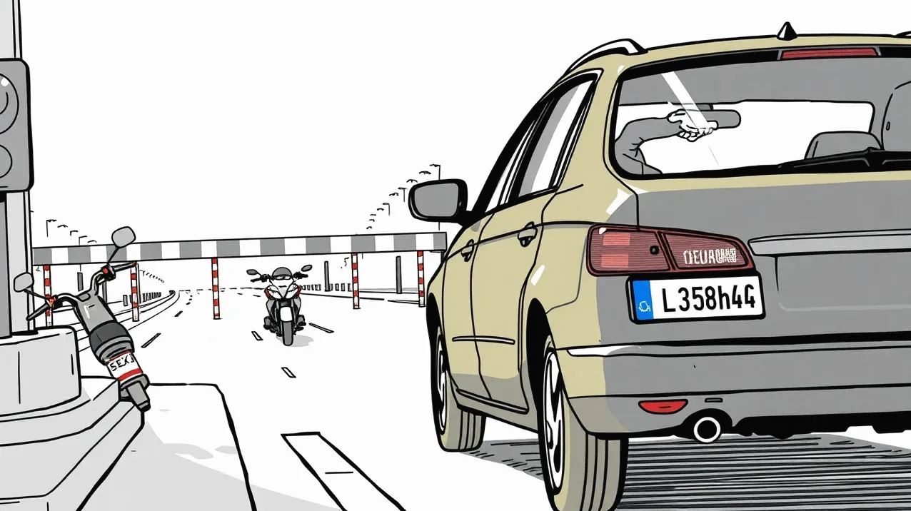Hraničná kontrola motorového vozidla so zahraničným evidenčným číslom