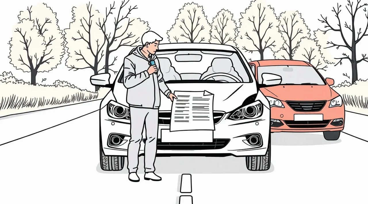 Technik kontroluje vysokonapäťovú batériu v elektrickom aute po nehode