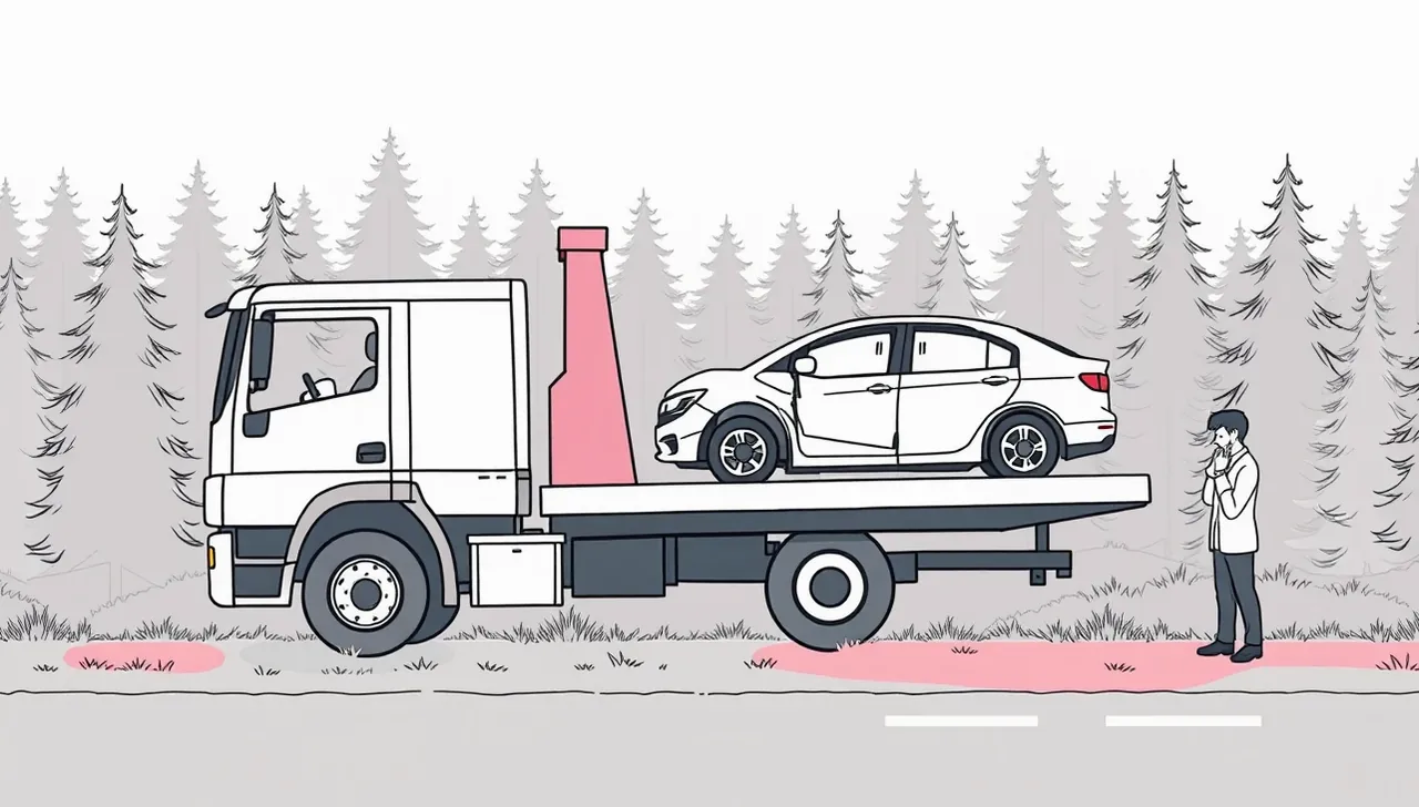 Poistný likvidátor kontroluje motorový priestor a kabeláž vozidla