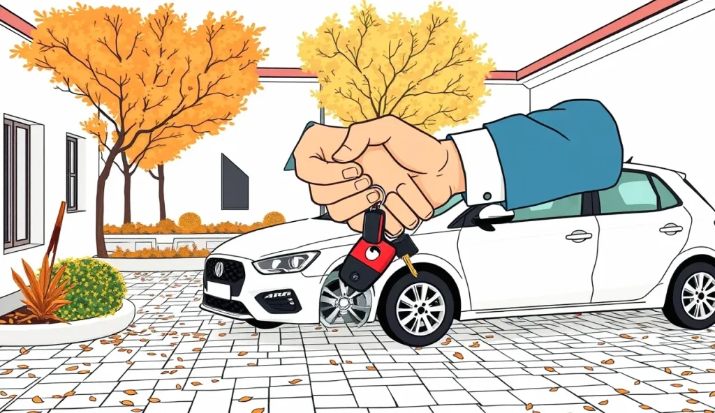 Sivá Mazda 3 hatchback zaparkovaná na mestskom parkovisku