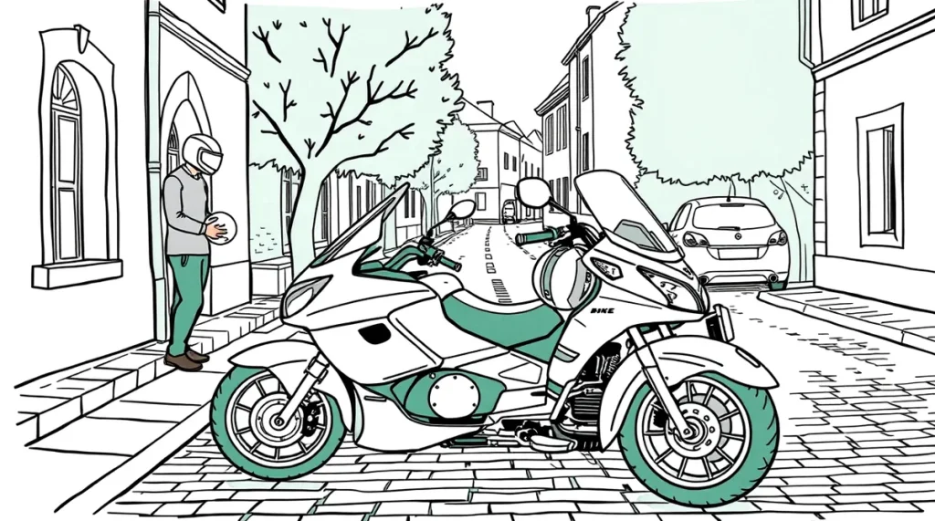 Trojkolesový motocykel zaparkovaný pred rodinným domom na príjazdovej ceste