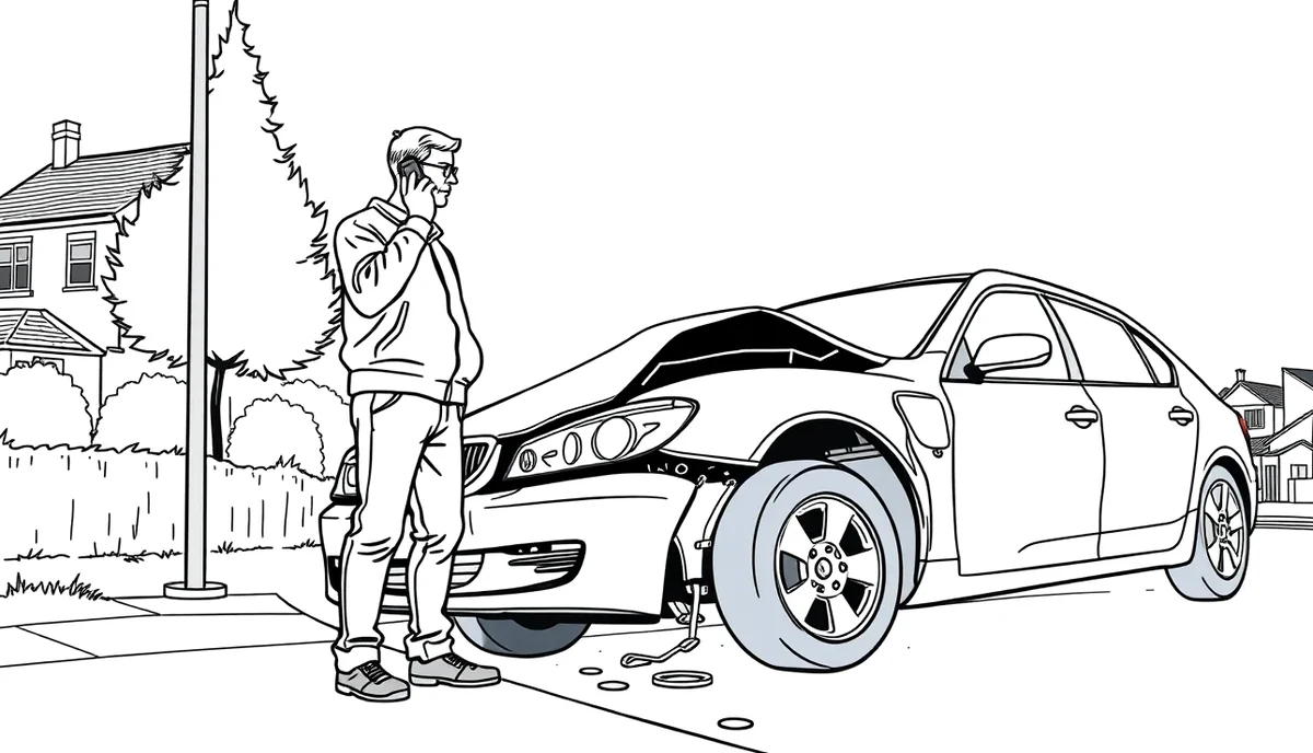 Vodič podpisuje zmluvu o zapožičaní náhradného osobného automobilu v autopožičovni