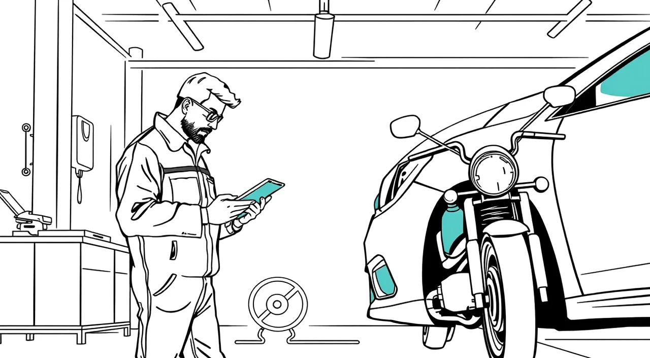 Formulár správy o nehode a kľúče od firemného automobilu položené na stole