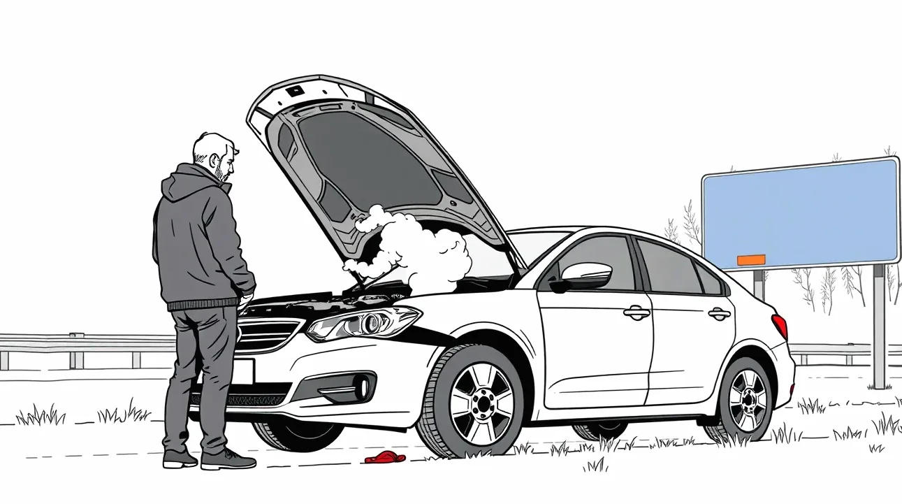Mechanik v autoservise diagnostikuje poškodený blok motora firemného dodávkového vozidla
