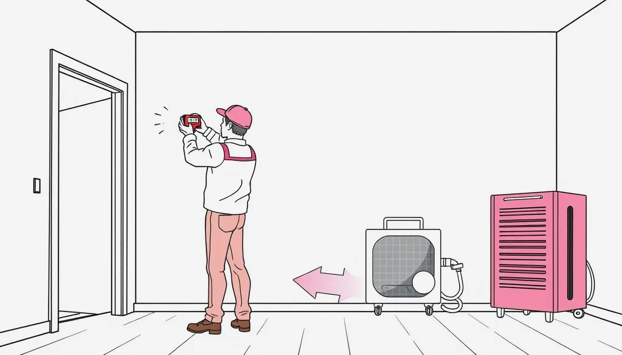 Človek vypína hlavný prívod vody pákovým ventilom v byte pri vodovodnej havárii
